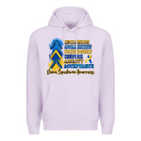Lilac down syndrome awareness Premium Hoodie - Artiststas