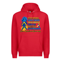 Red down syndrome awareness Premium Hoodie - Artiststas