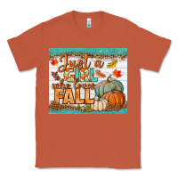 Copper Just A Girl Who Loves Fall Mousepad Classic Tee - BundleAndBundleShop