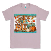 Lilac Just A Girl Who Loves Fall Mousepad Classic Tee - BundleAndBundleShop