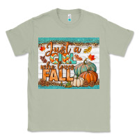 Matcha Just A Girl Who Loves Fall Mousepad Classic Tee - BundleAndBundleShop