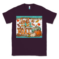 Plum Just A Girl Who Loves Fall Mousepad Classic Tee - BundleAndBundleShop