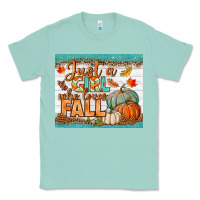 Seafoam Just A Girl Who Loves Fall Mousepad Classic Tee - BundleAndBundleShop