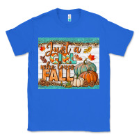 True Royal Just A Girl Who Loves Fall Mousepad Classic Tee - BundleAndBundleShop