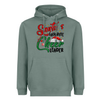 Sage santa s favorite cheer leader Heavyweight Hoodie - MaliasSmallBusiness