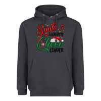 Smoke santa s favorite cheer leader Heavyweight Hoodie - MaliasSmallBusiness