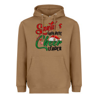 Toasted Coconut santa s favorite cheer leader Heavyweight Hoodie - MaliasSmallBusiness