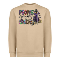 Mushroom people give me the creeps Heavyweight Sweatshirt - CowhideDigitalArt