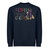 Navy people give me the creeps Heavyweight Sweatshirt - CowhideDigitalArt