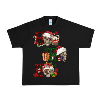 Black ho ho ho skull Urban Heavy Tee - FaDigitalArtStudio