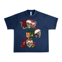 Navy ho ho ho skull Urban Heavy Tee - FaDigitalArtStudio
