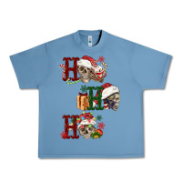 Pebble Blue ho ho ho skull Urban Heavy Tee - FaDigitalArtStudio
