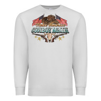Dove Grey make america cowboy again Premium Sweatshirt - NancyCooperArtShop