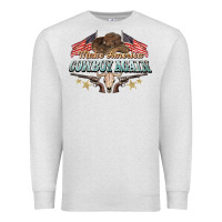 Oatmeal Heather make america cowboy again Premium Sweatshirt - NancyCooperArtShop
