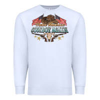 White make america cowboy again Premium Sweatshirt - NancyCooperArtShop
