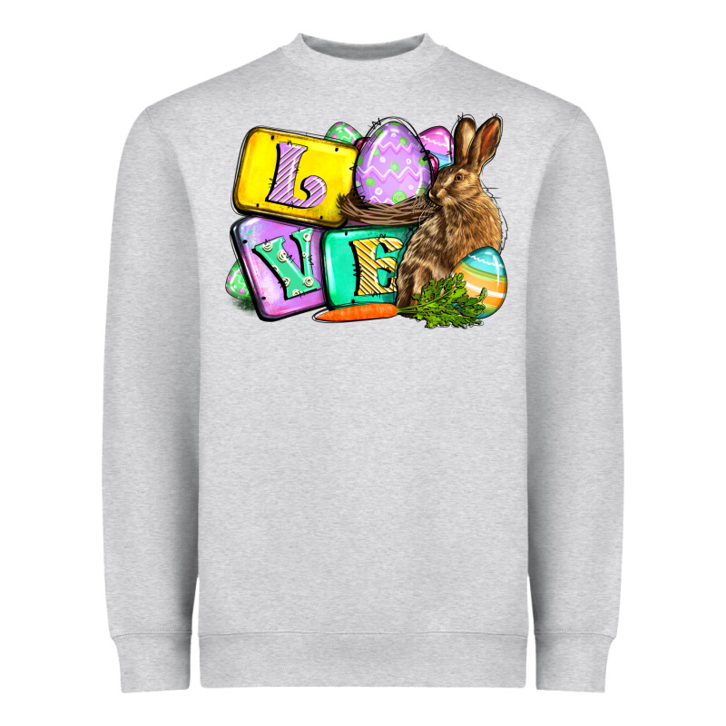 Love Easter Day Heavyweight Sweatshirt by CowGirlArtShop | Teevron