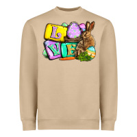 Mushroom Love Easter Day Heavyweight Sweatshirt - CowGirlArtShop