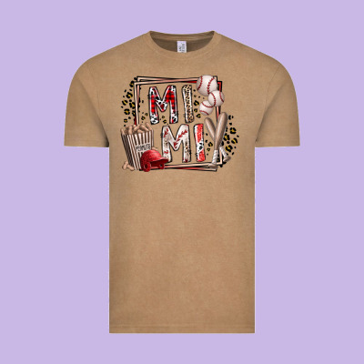 Mimi Baseball Vintage Tee Designed By Racoondesign