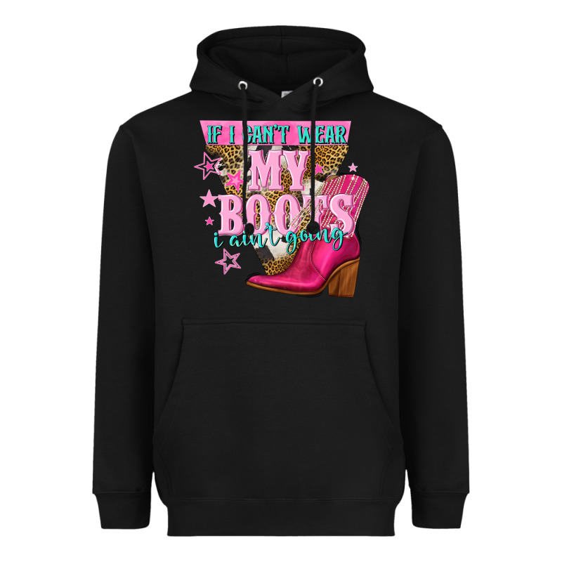If I Cant Wear My Boots I Aint Going Heavyweight Hoodie by NancyCooperArtShop | Teevron