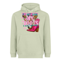 Matcha if i cant wear my boots i aint going Heavyweight Hoodie - NancyCooperArtShop