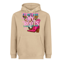 Mushroom if i cant wear my boots i aint going Heavyweight Hoodie - NancyCooperArtShop
