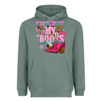 Sage if i cant wear my boots i aint going Heavyweight Hoodie - NancyCooperArtShop