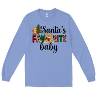Colony Blue santa's favorite baby Long Sleeve Tee - AdoDesignShop