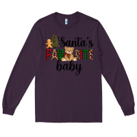 Plum santa's favorite baby Long Sleeve Tee - AdoDesignShop