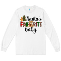White santa's favorite baby Long Sleeve Tee - AdoDesignShop