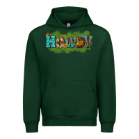 Forest Green Western Howdy Urban Hoodie - texasbilliewilder