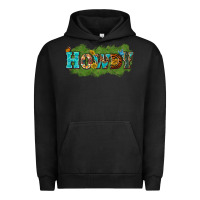 Pigment Black Western Howdy Urban Hoodie - texasbilliewilder