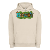 Pigment French Oak Western Howdy Urban Hoodie - texasbilliewilder