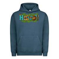 Pigment Midnight Navy Western Howdy Urban Hoodie - texasbilliewilder