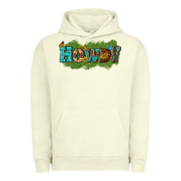Pigment Pistachio Western Howdy Urban Hoodie - texasbilliewilder