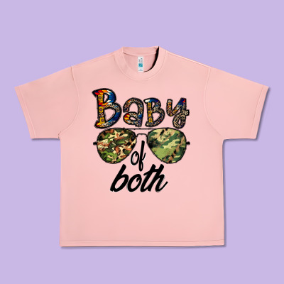 Baby Of Both Urban Heavy Tee Designed By Cowhidedigitalart