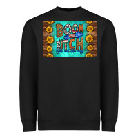 Black boom bitch get out the way skinny metal can holder Heavyweight Sweatshirt - HRA Design Shop