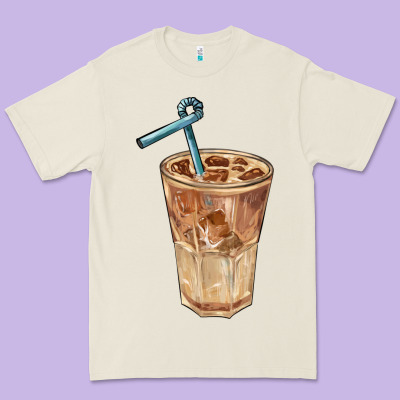 Iced Latte Premium Tee Designed By Barkaloodesign