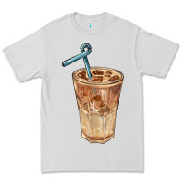 Dove Grey iced latte Premium Tee - BarkalooDesign