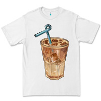 White iced latte Premium Tee - BarkalooDesign