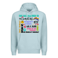 Blue Mist you are allowed to Premium Hoodie - Artiststas