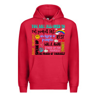 Cardinal you are allowed to Premium Hoodie - Artiststas
