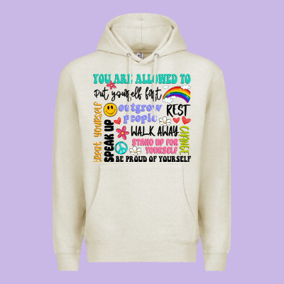 You Are Allowed To Premium Hoodie Designed By Artiststas