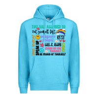 Ocean Blue you are allowed to Premium Hoodie - Artiststas