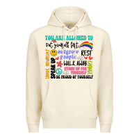 Sandshell you are allowed to Premium Hoodie - Artiststas