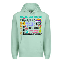 Seafoam you are allowed to Premium Hoodie - Artiststas