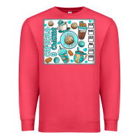 Cardinal cafecito y chisme Premium Sweatshirt - MaliasSmallBusiness
