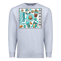 Heather Grey cafecito y chisme Premium Sweatshirt - MaliasSmallBusiness