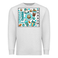 Oatmeal Heather cafecito y chisme Premium Sweatshirt - MaliasSmallBusiness