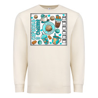 Sandshell cafecito y chisme Premium Sweatshirt - MaliasSmallBusiness