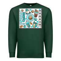 Sports Green cafecito y chisme Premium Sweatshirt - MaliasSmallBusiness